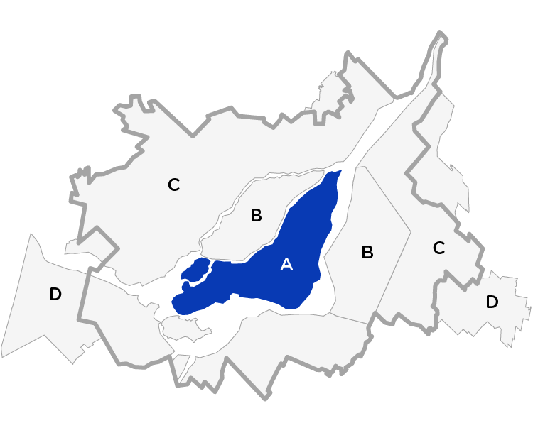 Carte transport adapté zone A